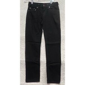 True Religion Jeans Girls 12 Black Geno Relaxed‎ Slim Casual